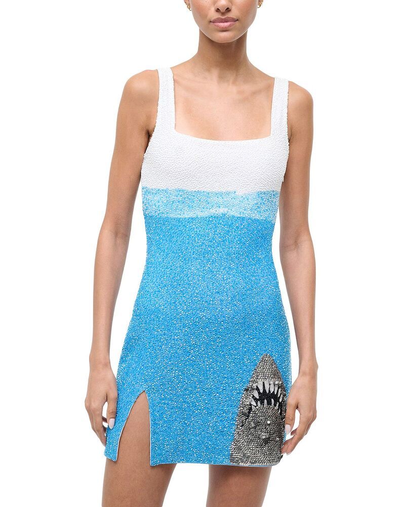 スタウド レディース トップス ワンピース STAUD Le Sable Dress Great White ホワイト