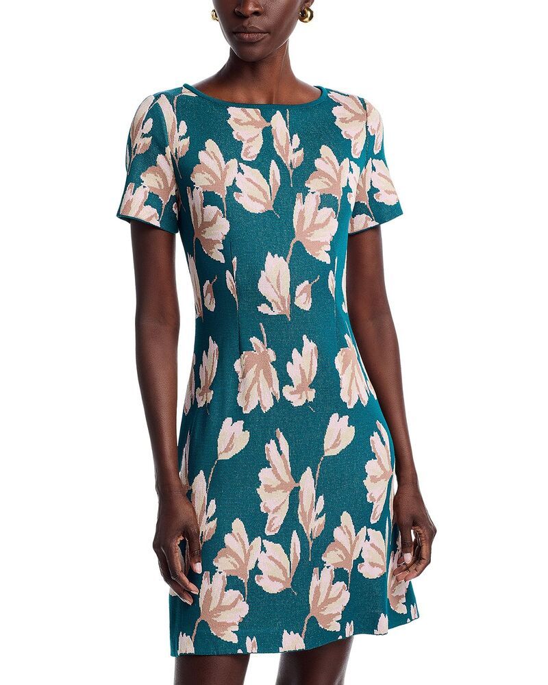 ミソック レディース トップス ワンピース ニット Misook Wrinkle Resistant Soft Knit DresspruceCherry BlossomCharmeuseBiscotti