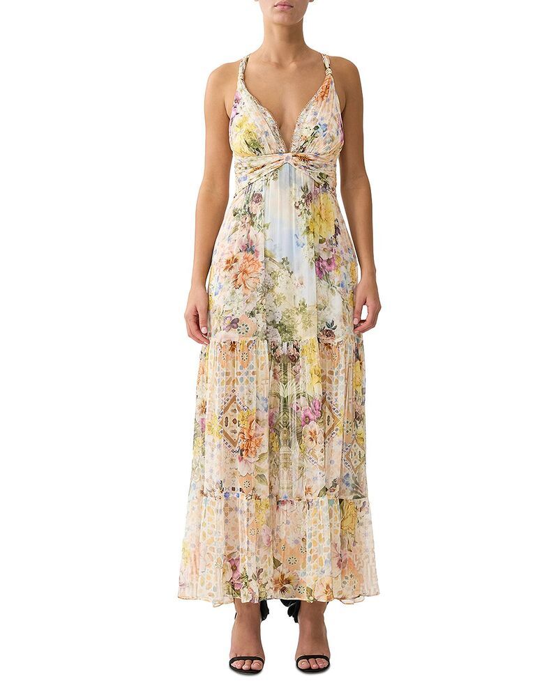 キャミラ レディース トップス ワンピース シルク Camilla Silk Embellishedress The Architects of Alcazar