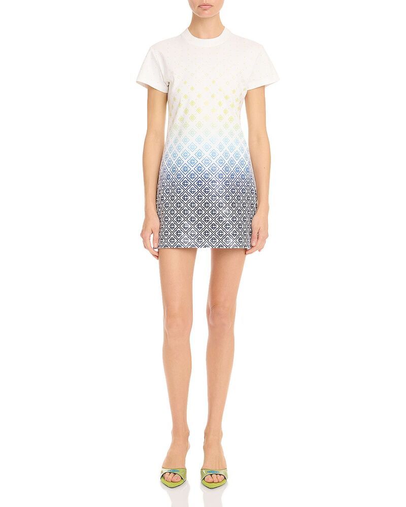 カサブランカ レディース トップス シャツ Casablanca Monogram T Shirt Dress Monogram Gradient 62,590円