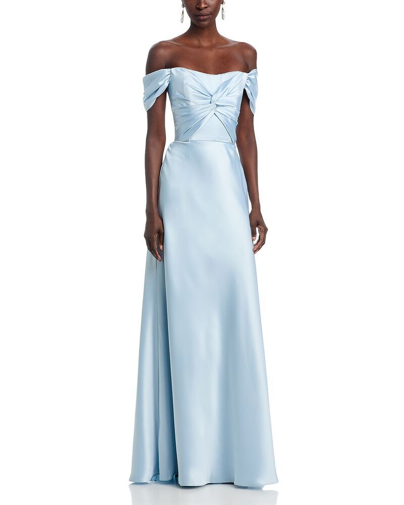 アムサール レディース トップス ワンピース Amsale Whit Dress Ice