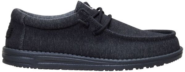 ヘイデュード メンズ シューズ スニーカー ジャージー Hey Dude Mens Wally Stretch Jersey Shoes blackblack ブラック