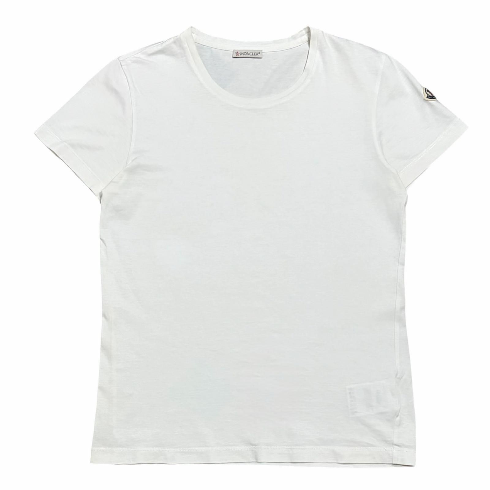 MONCLER/L /ホワイト /レディースワンポイントTシャツ /型番F10938C73200V8058