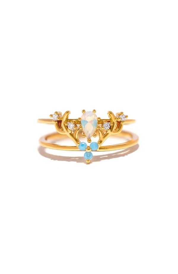 ガール ズクルー レディース アクセサリー 指輪 Girls Crew Harry Potter Patronus Ringold ゴールド