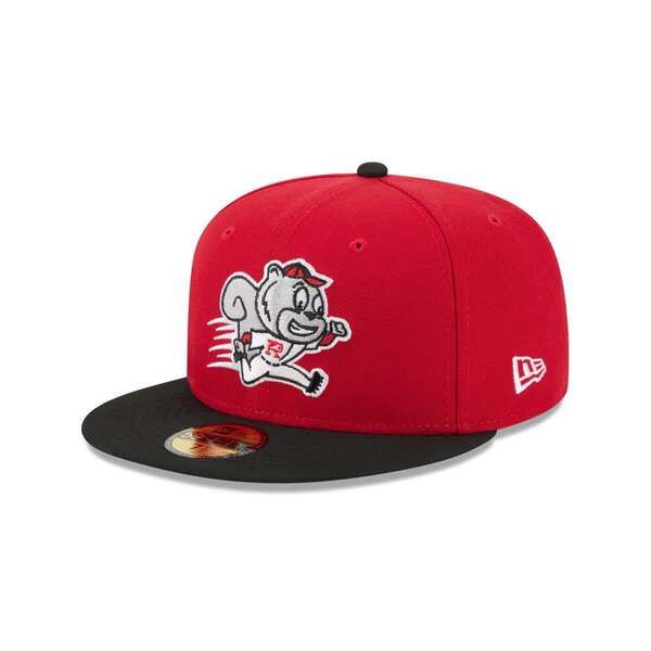 ニューエラ メンズ アクセサリー 帽子 MensNew Era Red Richmond Flying Squirrels Theme Nights 59FIFTY Fitted Hat Red レッド