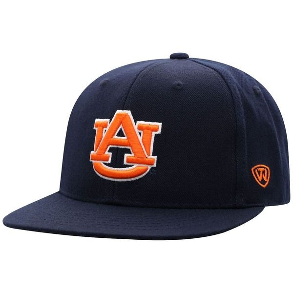 トップオブザワールド メンズ アクセサリー 帽子 Mens Top of the World Navy Auburn Tigers Team Color Fitted Hat Navy ネイビー