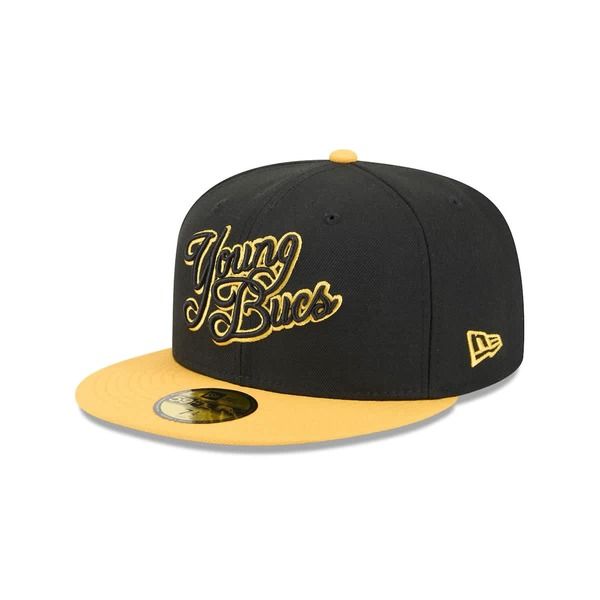 ニューエラ メンズ アクセサリー 帽子 MensNew Era Black Indianapolis Indians Theme Nights 59FIFTY Fitted Hat Black ブラック