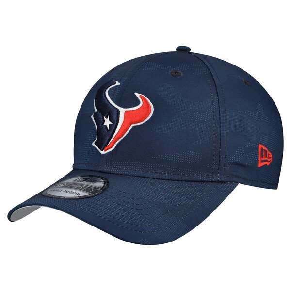ニューエラ メンズ アクセサリー 帽子 Mens New Era Navy Houston Texans Tonal Camo 39THIRTY Stretch Fit Hat Navy ネイビー