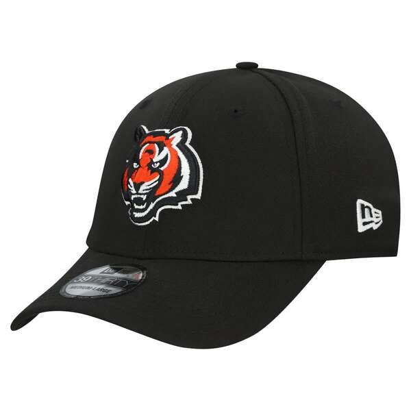 ニューエラ メンズ アクセサリー 帽子 Mens New Era Black Cincinnati Bengals Main 39THIRTY Flex Hat Black ブラック