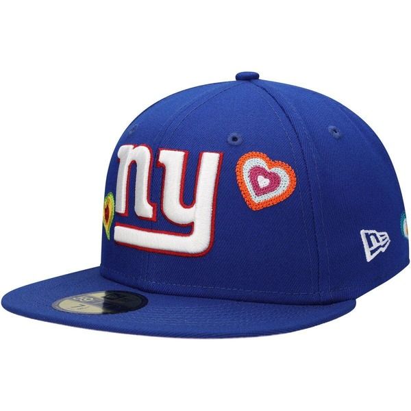 ニューエラ メンズ アクセサリー 帽子 Mens New Era Royal New York Giants Chain Stitcheart 59FIFTY Fitted Hat Royal