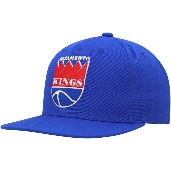 ミッチェルネス メンズ アクセサリー 帽子 Mens Mitchell Ness Blue Sacramento Kings Hardwood Classics MVP Team Ground 20 Fitted Hat Blue ブルー 9,436円