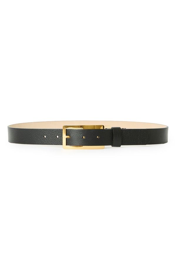 ビーロウザベルト レディース アクセサリー レザー BLow the Belt Charlie Leather Belt Black Gold ブラック