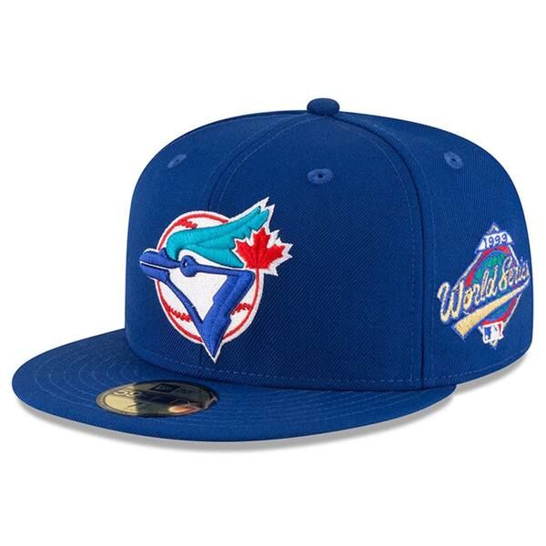 ニューエラ メンズ アクセサリー 帽子 ウール Mens New Era Royal Toronto Blue Jays 1993 World Series Wool 59FIFTY Fitted Hat Royal ブルー