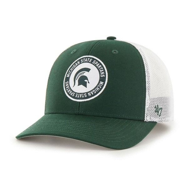 フォーティーセブン メンズ アクセサリー 帽子 Mens 47 Green Michigan State Spartans Unveil Trophy Flex Hat Green グリーン