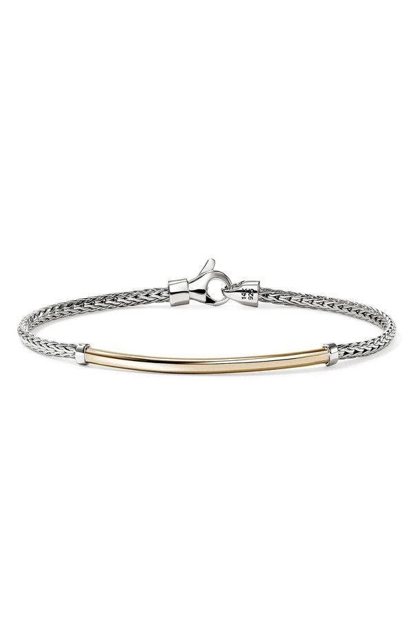 ジョン・ハーディー レディース アクセサリー ブレスレット・バングル・アンクレット John Hardy JH Essential Bracelet Gold Sterling Silver 25mm SilverGold ゴールド