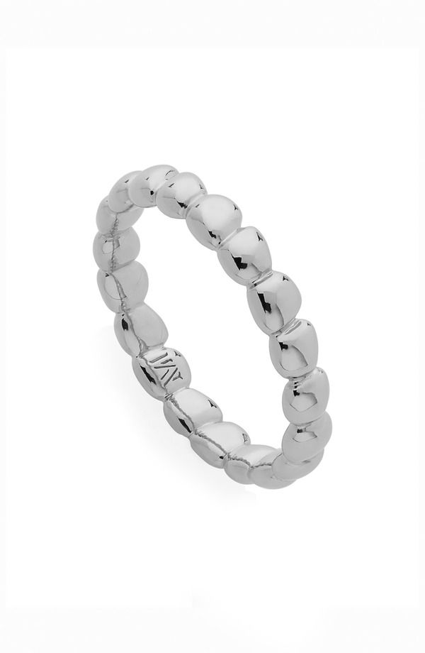 モニカヴィナダー レディース アクセサリー 指輪 Monica Vinader Nura Teardrop Eternity Ring Silver シルバー の商品写真