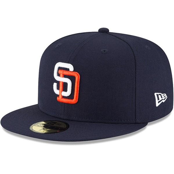 ニューエラ メンズ アクセサリー 帽子 ウール Mens New Era Navy San Diego Padres Cooperstown Collection Wool 59FIFTY Fitted Hat Navy ネイビー