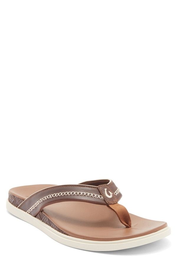 オルカイ メンズ シューズ サンダル OluKai Shoreline Flip Flop Toffee Toffee