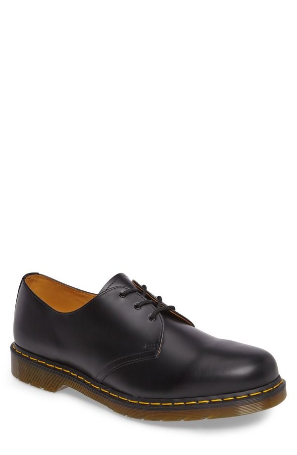 ドクターマーチン メンズ シューズ Dr Martens 1461 3 Eye Shoe Black Smooth ブラック
