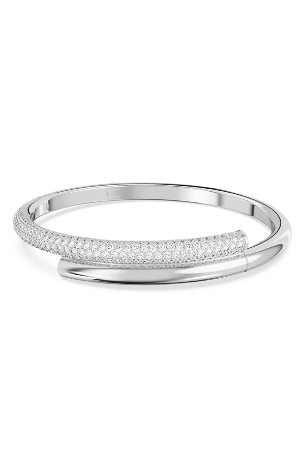 スワロフスキー レディース アクセサリー ブレスレット・バングル・アンクレット Swarovski Dextera Bangle Silver シルバー