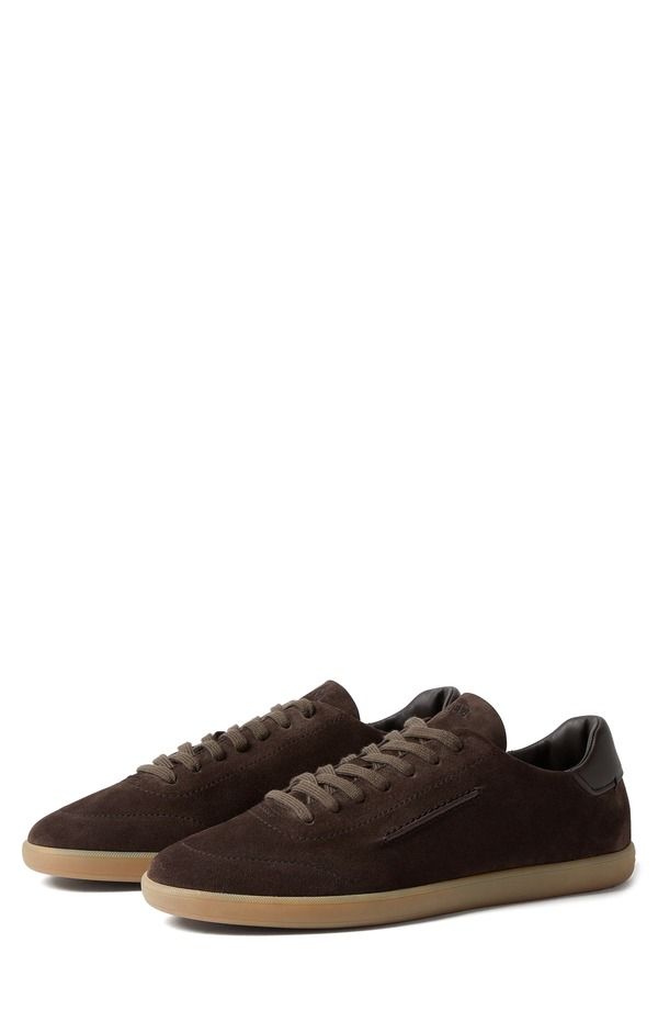 ゼニア メンズ シューズ スニーカー スエード ZEGNA 232 Suede Sneaker Dark Brown ブラウン