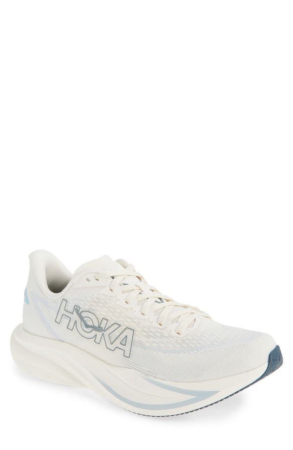 ホカオネオネ メンズ シューズ スニーカー HOKA Mach 7 Running Shoe Alabaster Soaring Blue ブルー