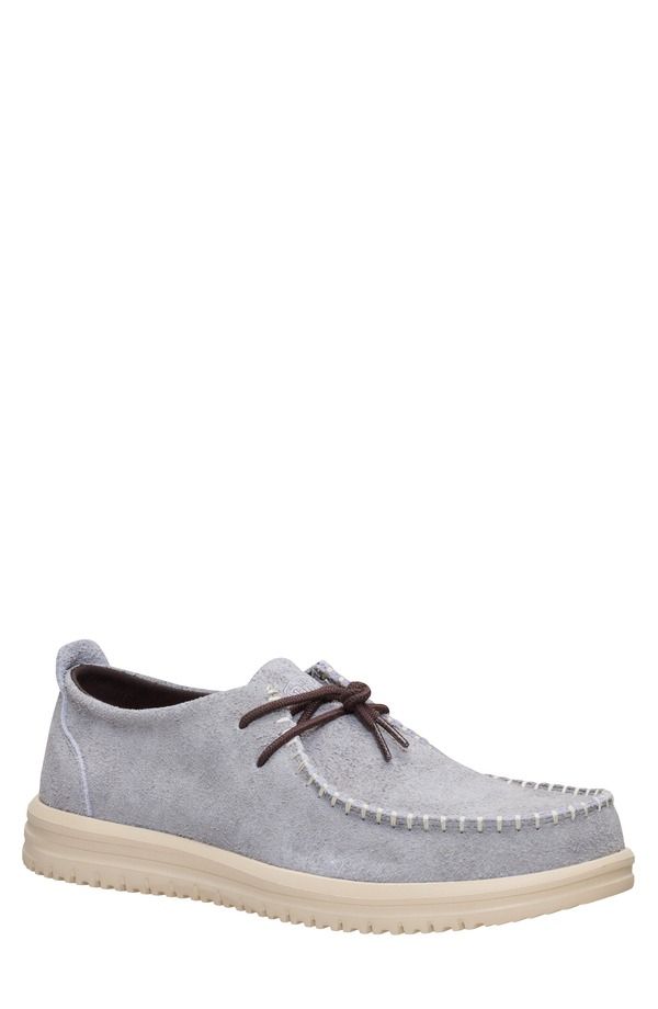 ヘイデュード メンズ シューズ スリッポン・ローファー レース Hey Dude Wally NXT Moc Toe LaceUp Grey グレー