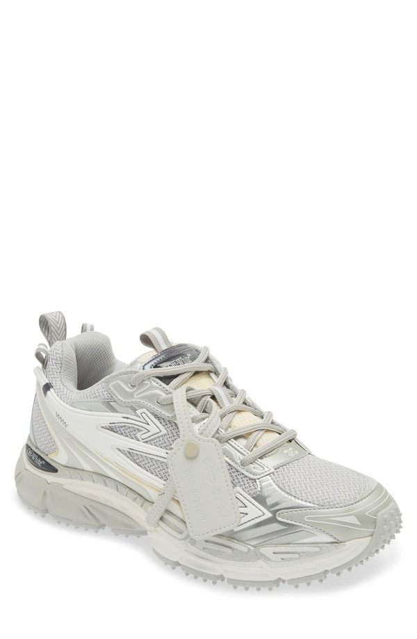 オフホワイト メンズ シューズ スニーカー OffWhite Be Right Back Sneaker Grey Silver グレー