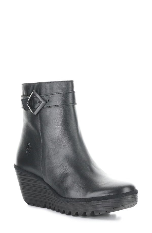 フライロンドン レディース シューズ ブーツ・レインブーツ Fly London Yuji Wedge Bootie Black ブラック 44,280円