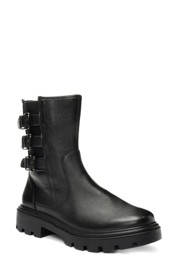 アラ レディース シューズ ブーツ・レインブーツ ara Montpelier Combat Boot Black ブラック