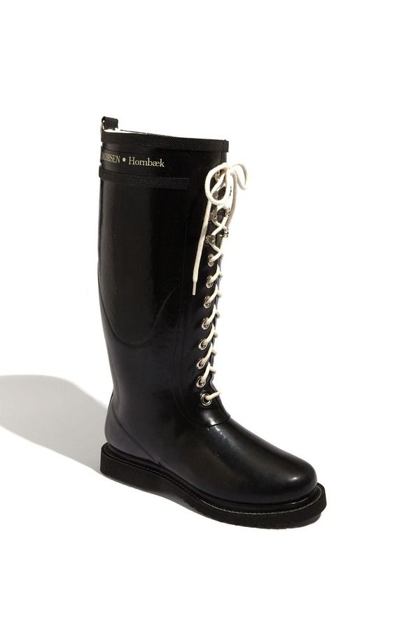 イルセヤコブセン レディース シューズ ブーツ・レインブーツ Ilse Jacobsen Rubber Boot Black ブラック