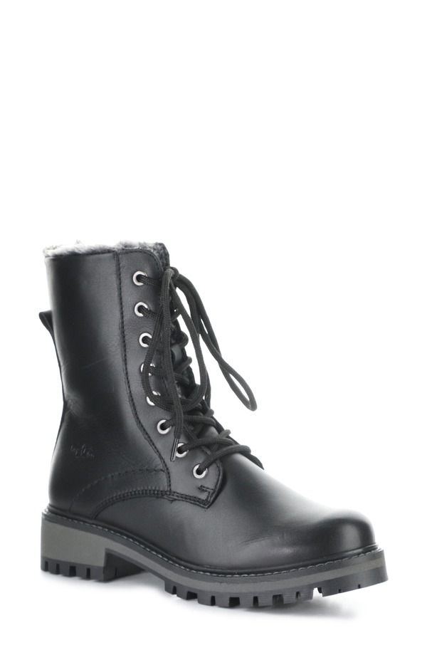 ボスアンドコー レディース シューズ ブーツ・レインブーツ Bos Co Asher Waterproofaux Fur Bootie Black ブラック