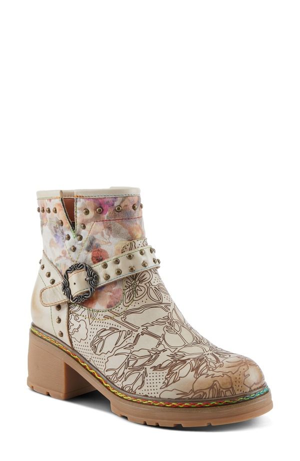 スプリングステップ レディース シューズ ブーツ・レインブーツ プラットフォーム LArtiste by Spring Step Branchout Platform Bootie Beige Multi ベージュ