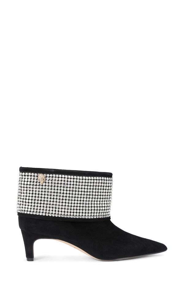 カートジェイガーロンドン レディース シューズ ブーツ・レインブーツ Kurt Geiger London FoldOver Embellished Bootie Charcoal チャコール 39,520円
