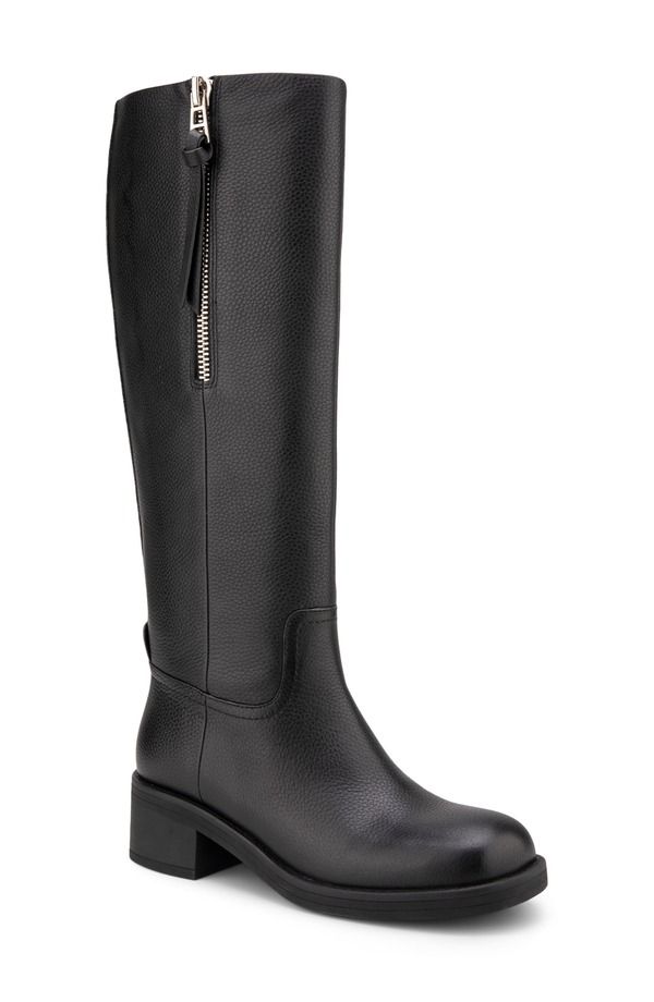 エアロソールズ レディース シューズ ブーツ・レインブーツ Aerosoles Morisson Knee High Boot Black Pebbled Leather ブラック