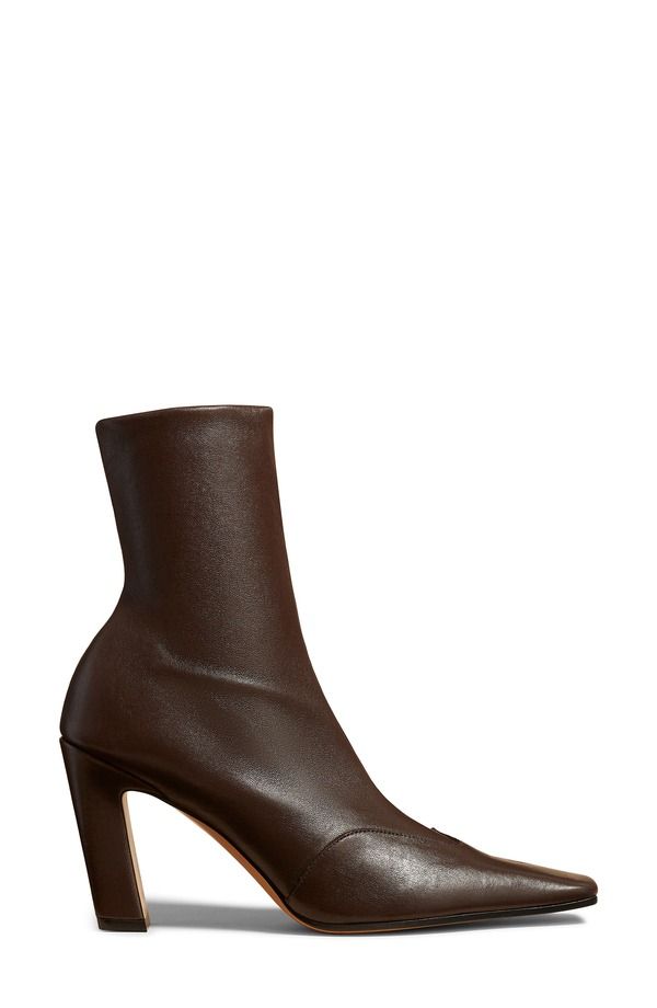 カイト レディース シューズ ブーツ・レインブーツ Khaite Nevada Square Toe Bootie Dark Brown ブラウン カイト レディース シューズ ブーツ・レインブーツ Khaite Nevada Square Toe Bootie Dark Brown ブラウン