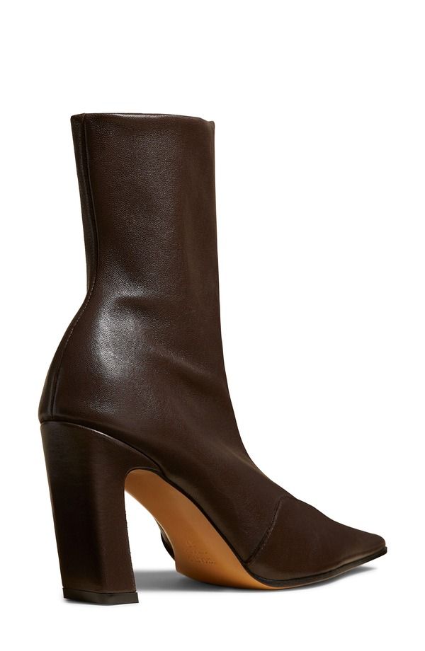 カイト レディース シューズ ブーツ・レインブーツ Khaite Nevada Square Toe Bootie Dark Brown ブラウン カイト レディース シューズ ブーツ・レインブーツ Khaite Nevada Square Toe Bootie Dark Brown ブラウン