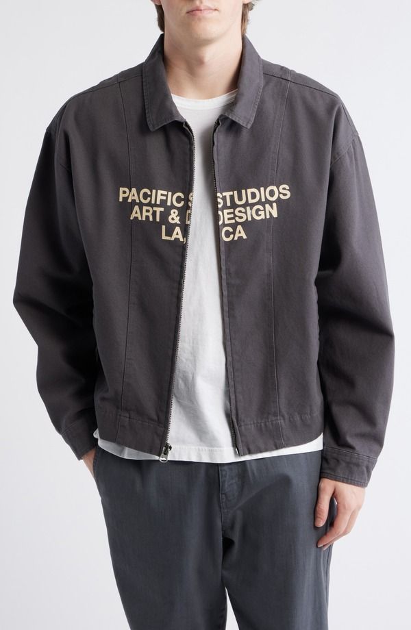 パクサン メンズ アウター ジャケット・ブルゾン PacSun Studios Jacket Black ブラック
