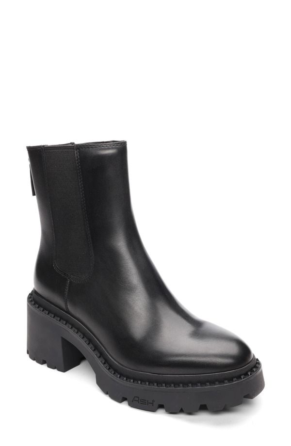 アッシュ レディース シューズ ブーツ・レインブーツ チェルシーブーツ チェルシー Ash Newton Chelsea Boot Black ブラック