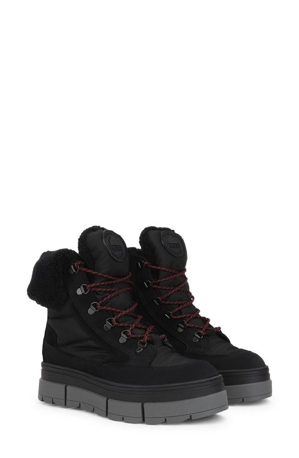 パジャール レディース シューズ ブーツ・レインブーツ プラットフォームブーツ プラットフォーム Pajar Henta IceGripper Waterproof Insulated Winter Platform Boot Black ブラック