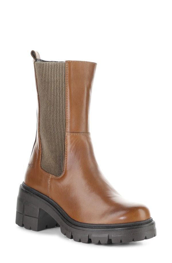 ボスアンドコー レディース シューズ ブーツ・レインブーツ チェルシーブーツ チェルシー Bos Co Brunas Waterproof Chelsea Boot Richtan Darkbrown