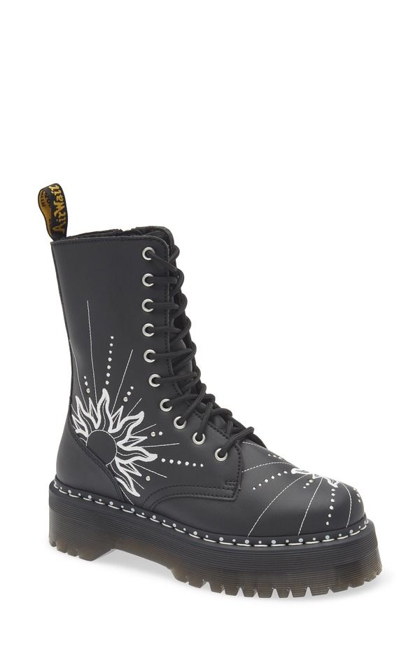 ドクターマーチン レディース シューズ ブーツ・レインブーツ Dr Martens Jadon Lug Sole Bootie Black ブラック