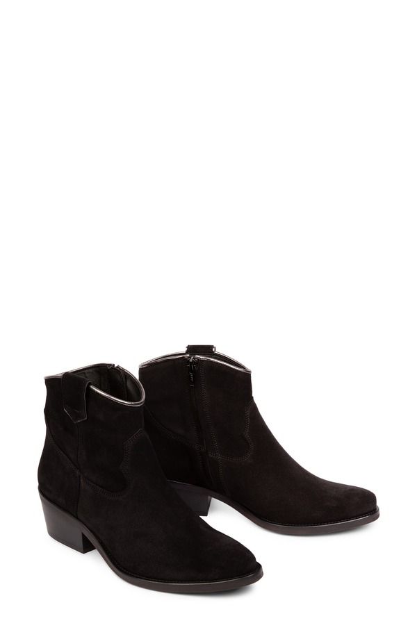 ペネロペシルバーズ レディース シューズ ブーツ・レインブーツ スエード Penelope Chilvers Cassidy Suede Cowboy Boot Black ブラック