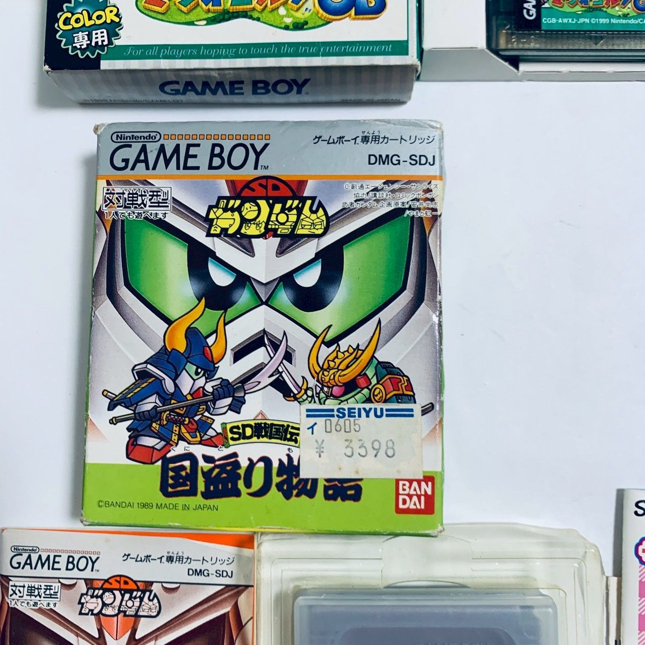 GB ゲームボーイ 3個 ソフト 箱説つき セット まとめ 起動確認済