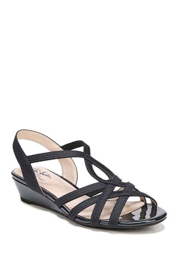 ライフストライド レディース シューズ ヒール サンダル LifeStride Yaya Strappy Slingback Sandal Navy ネイビー 17,375円