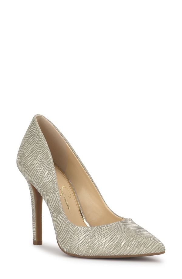 ジェシカシンプソン レディース シューズ ヒール Jessica Simpson Cassani Pointy Toe Pump Light Gold ゴールド