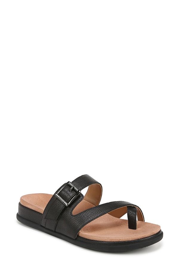 バイオニック レディース シューズ ヒール プラットフォーム サンダル Vionicarmela Platform Sandal Black Leather ブラック