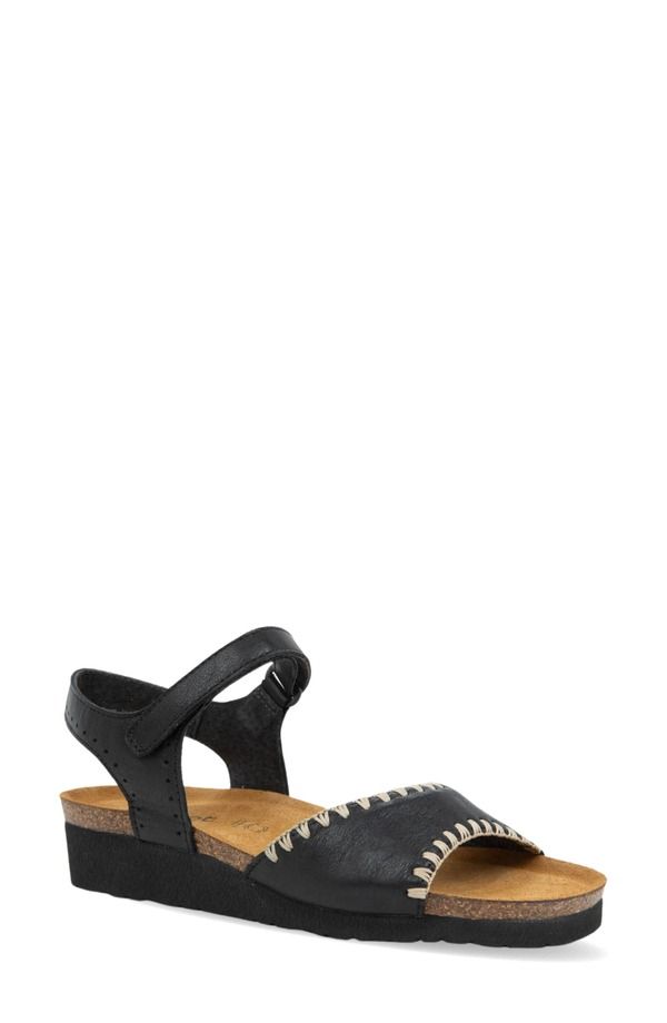 ナオト レディース シューズ サンダル Naot Luna Sandal Black Leather ブラック