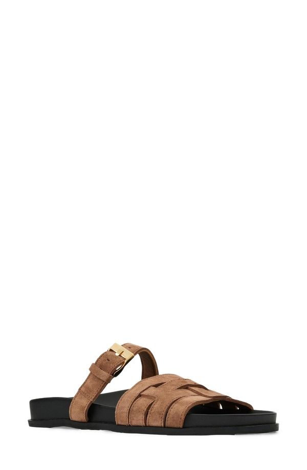 アクアタリア レディース シューズ サンダル Aquatalia Ispera Weatherproof Slide Sandal Clay Suede