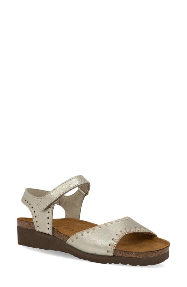 ナオト レディース シューズ サンダル Naot Luna Sandal Gold Radiant Leather ゴールド